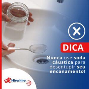 DICA IMPORTANTE! Nunca use soda cáustica para desentupir seu encanamento!